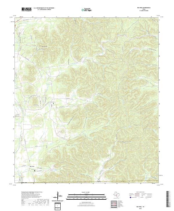 USGS Topographic Map – Rio Frio