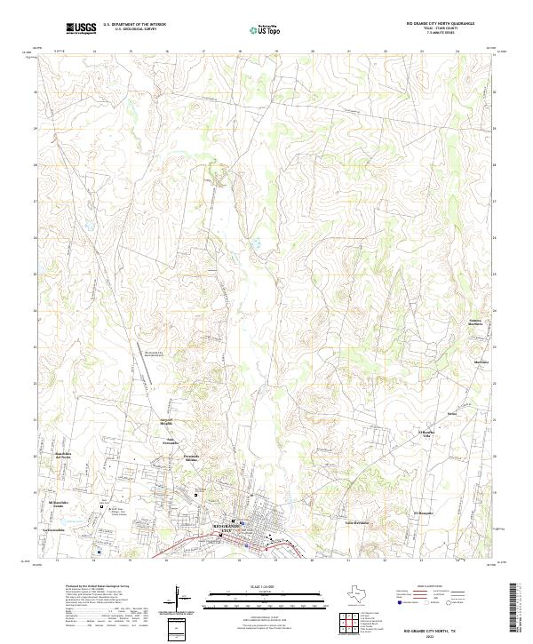 USGS Topographic Map – Rio Grande City North