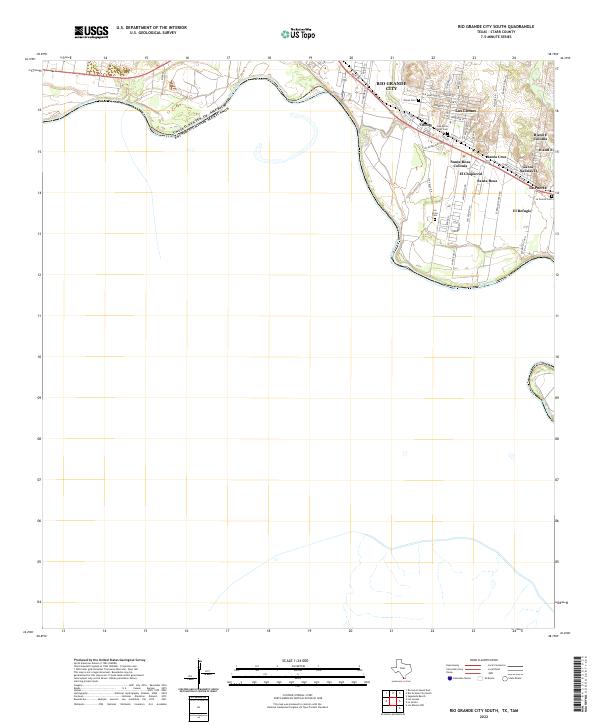 USGS Topographic Map – Rio Grande City South