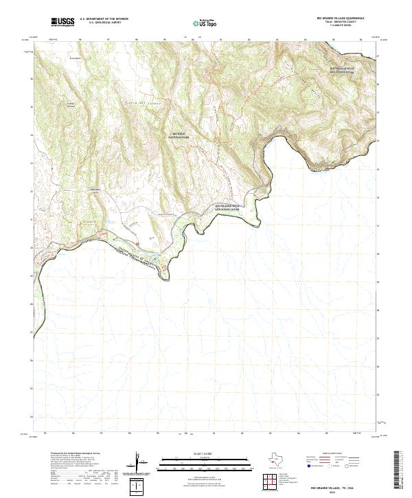 USGS Topographic Map – Rio Grande Village