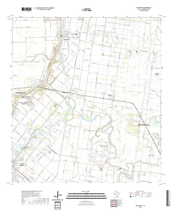 USGS Topographic Map – Rio Hondo