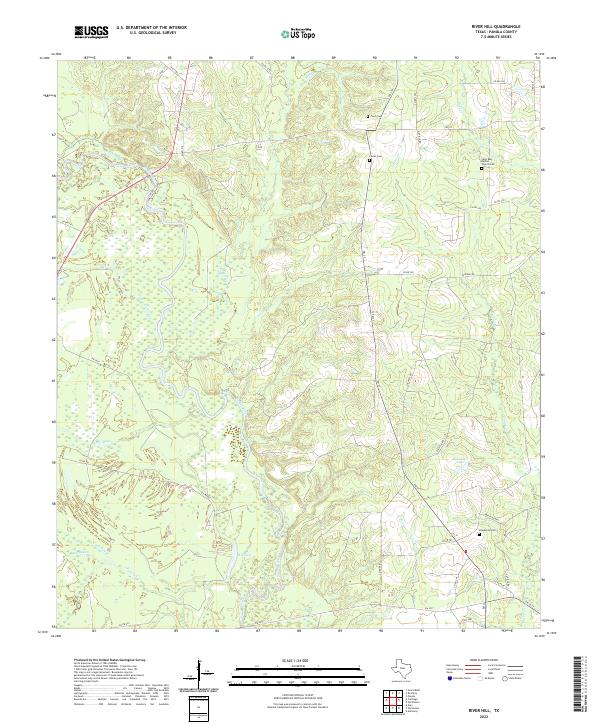 USGS Topographic Map – River Hill