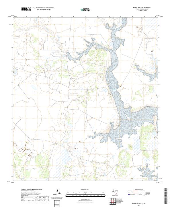 USGS Topographic Map – Riviera Beach NE