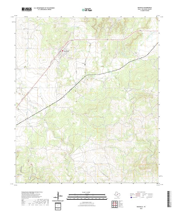 USGS Topographic Map – Rochelle