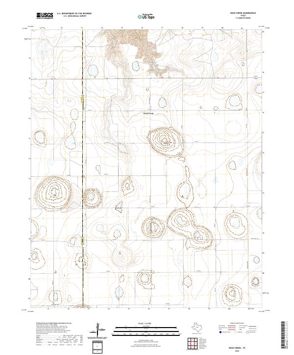 USGS Topographic Map – Rock Creek