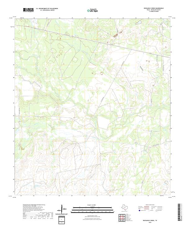 USGS Topographic Map – Rockaway Creek