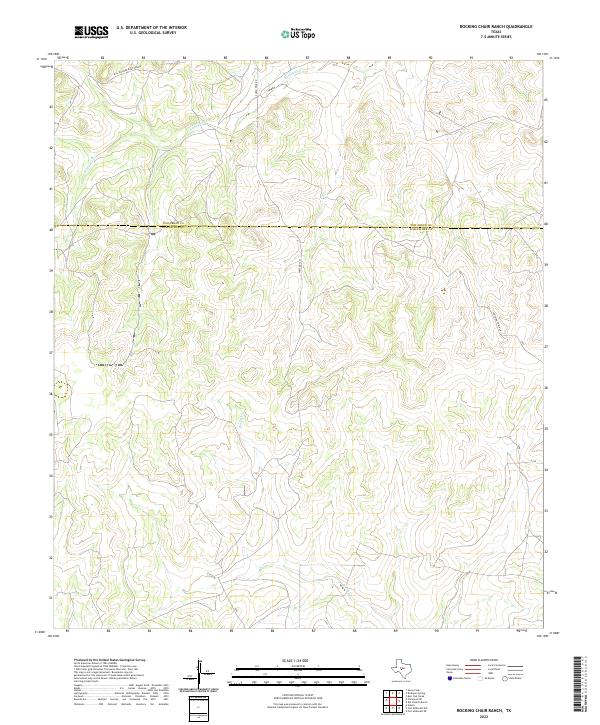 2022 Map of Rocking Chair Ranch, 2022 Print