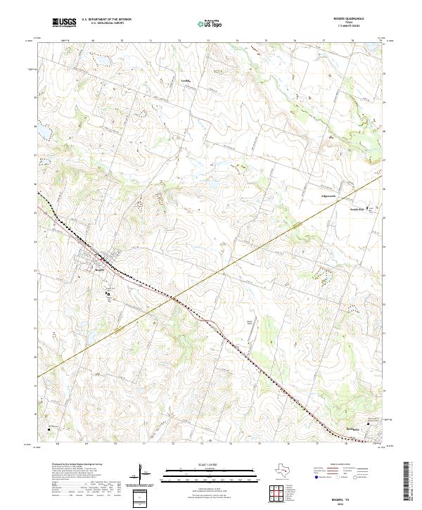 USGS Topographic Map – Rogers