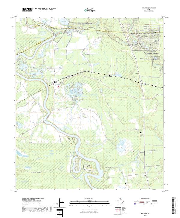 USGS Topographic Map – Romayor