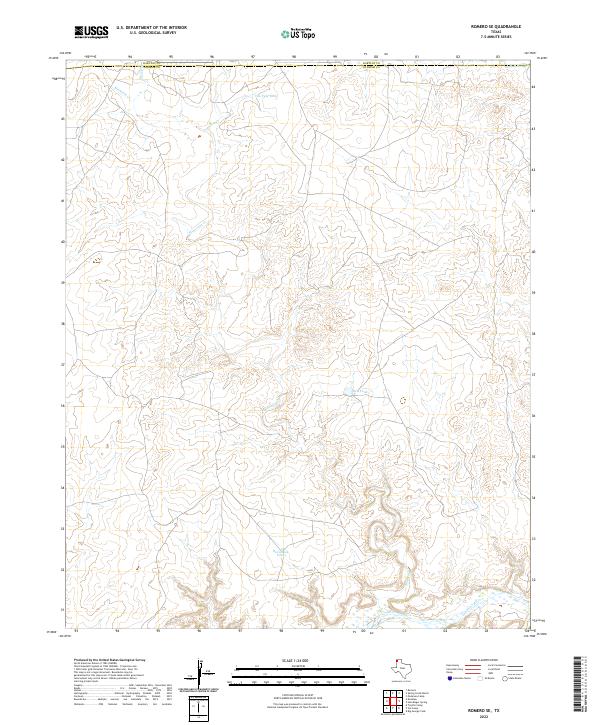 USGS Topographic Map – Romero SE