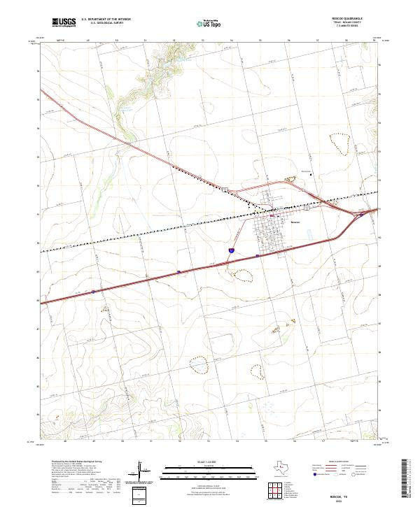 USGS Topographic Map – Roscoe