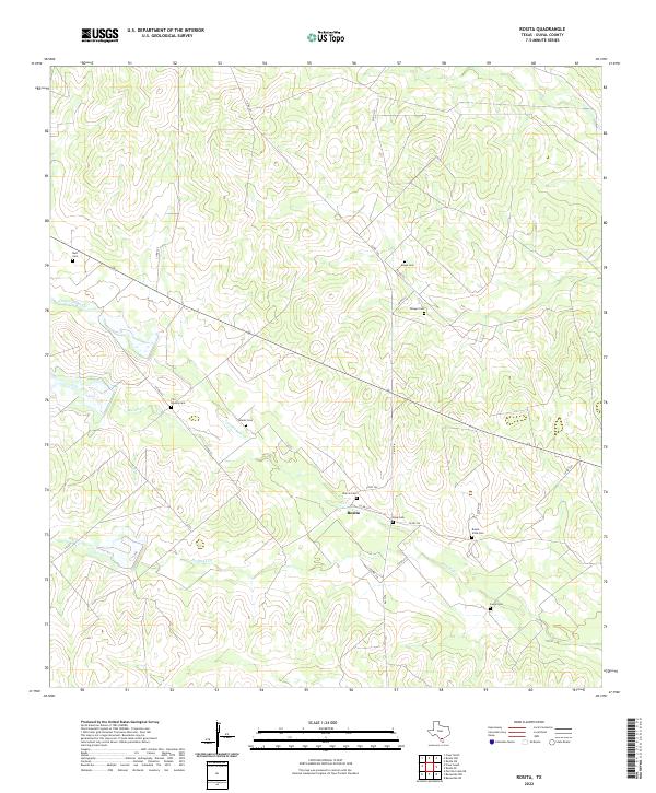 USGS Topographic Map – Rosita
