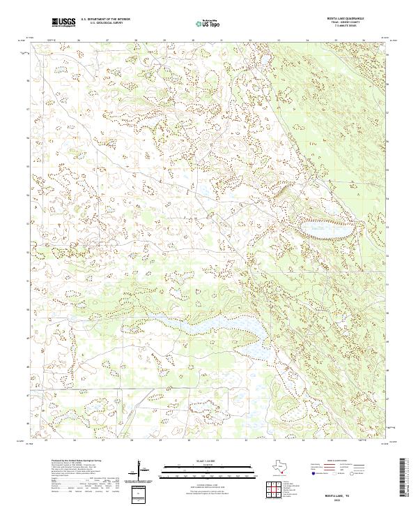 USGS Topographic Map – Rosita Lake