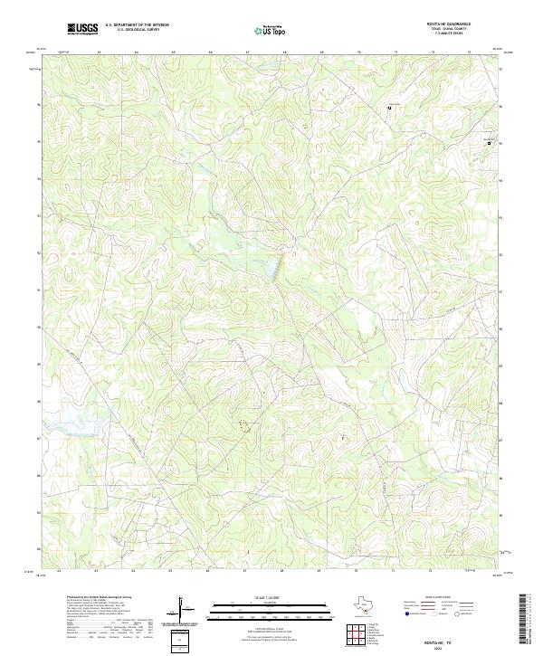 USGS Topographic Map – Rosita NE