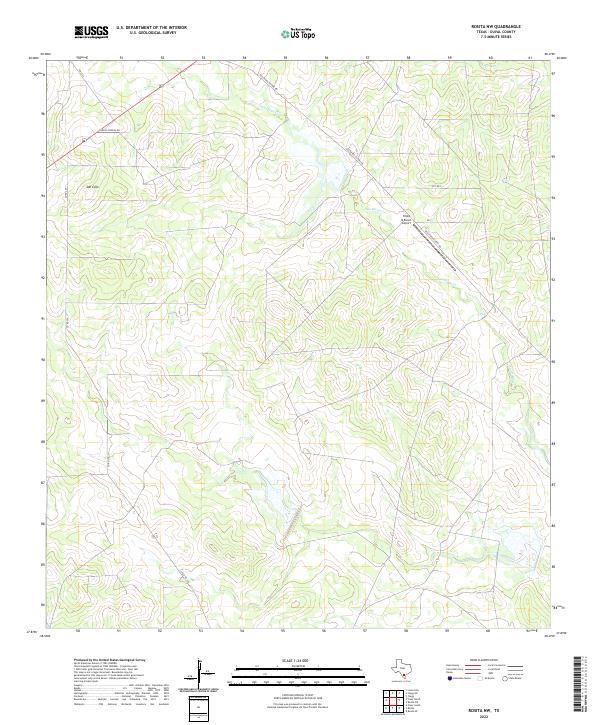 USGS Topographic Map – Rosita NW