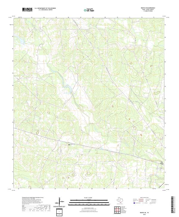 USGS Topographic Map – Rosita SE