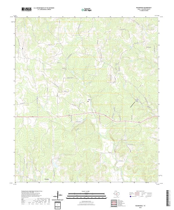 USGS Topographic Map – Roundhead