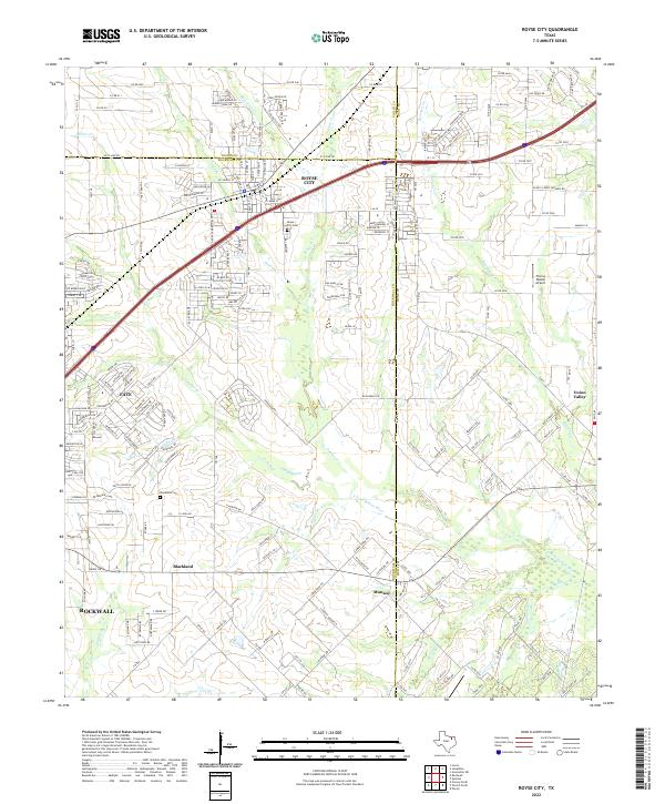 USGS Topographic Map – Royse City