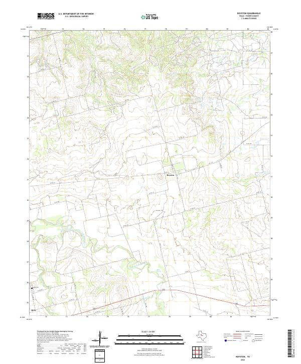 USGS Topographic Map – Royston