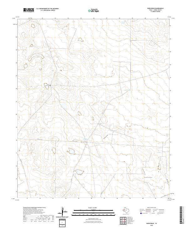 USGS Topographic Map – Rudd Draw