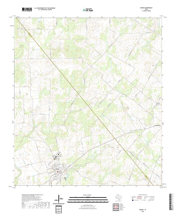 USGS Topographic Map – Runge