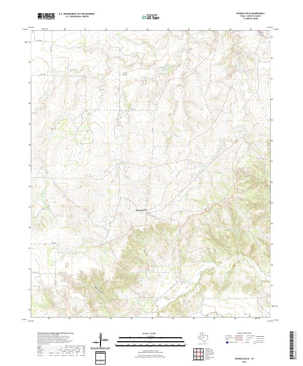 USGS Topographic Map – Russellville