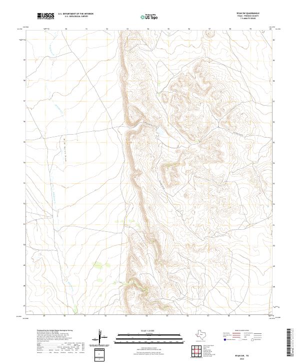 2022 Map of Ryan SW, 2022 Print
