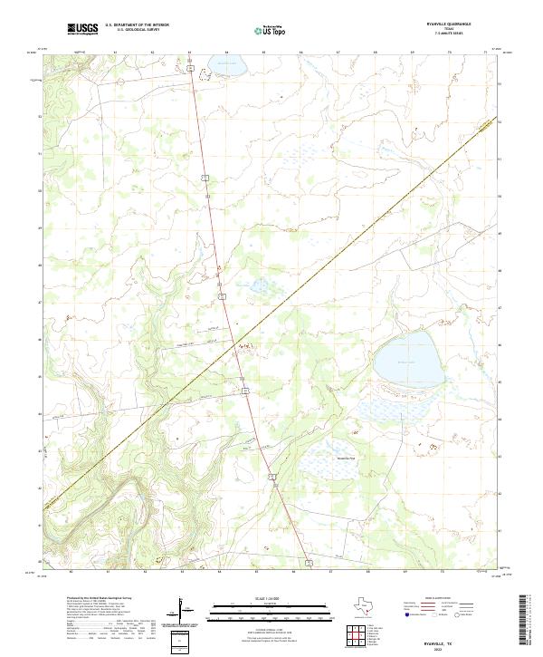 USGS Topographic Map – Ryanville