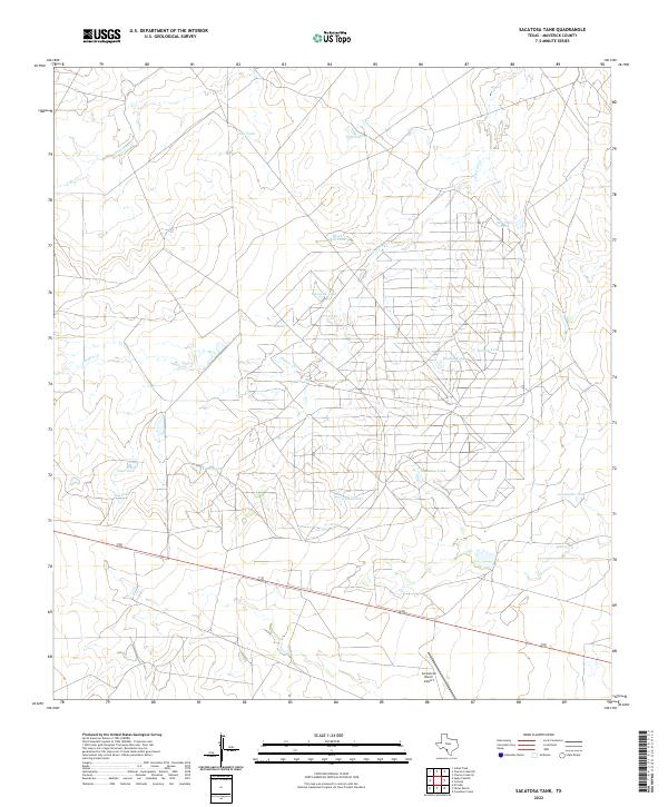 USGS Topographic Map – Sacatosa Tank