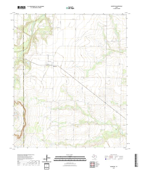 USGS Topographic Map – Sagerton