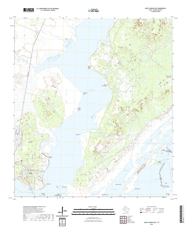 USGS Topographic Map – Saint Charles Bay