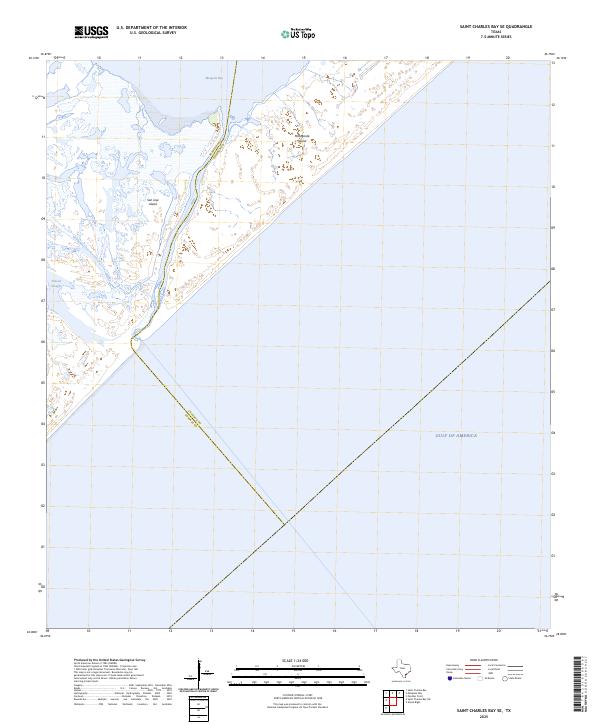 USGS Topographic Map – Saint Charles Bay SE
