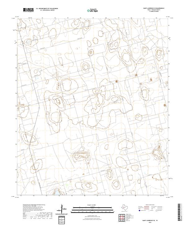USGS Topographic Map – Saint Lawrence SE
