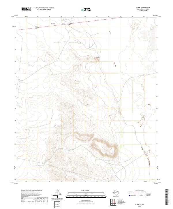USGS Topographic Map – Salt Flat