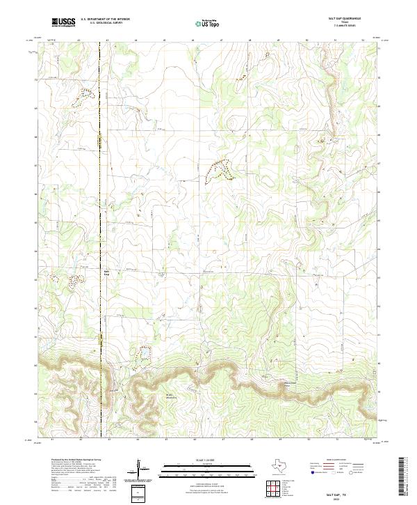USGS Topographic Map – Salt Gap