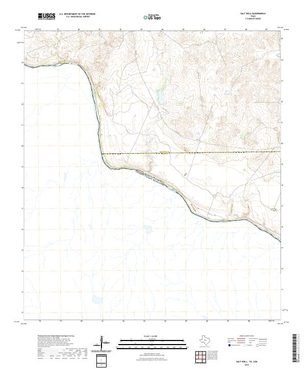 USGS Topographic Map – Salt Well