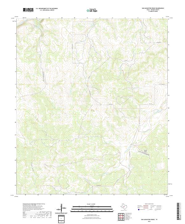 USGS Topographic Map – San Augustine Draw