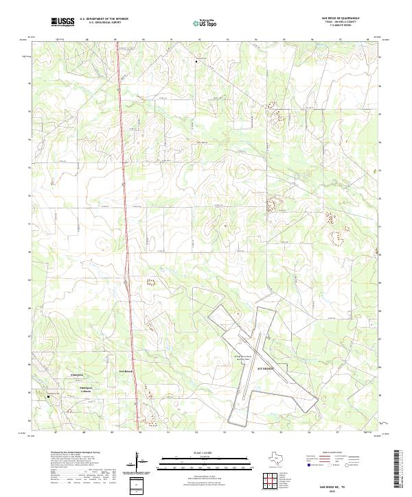 USGS Topographic Map – San Diego NE