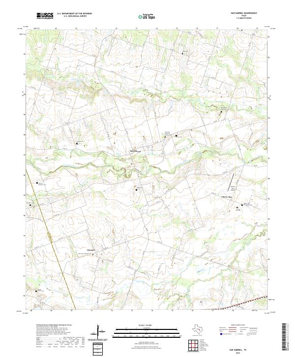 USGS Topographic Map – San Gabriel