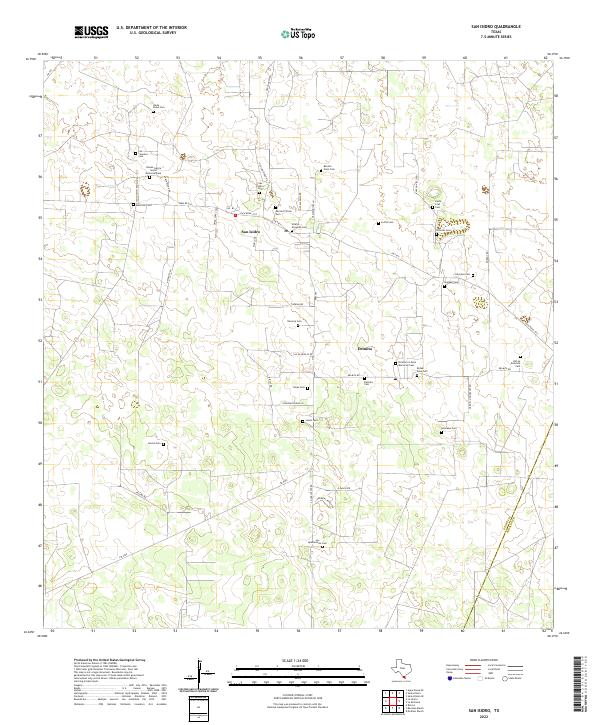 USGS Topographic Map – San Isidro