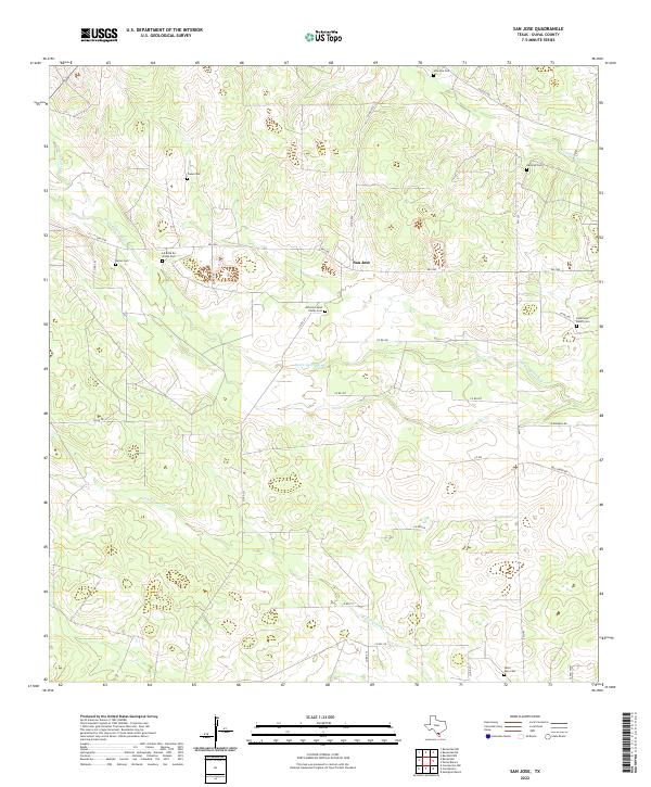 USGS Topographic Map – San Jose