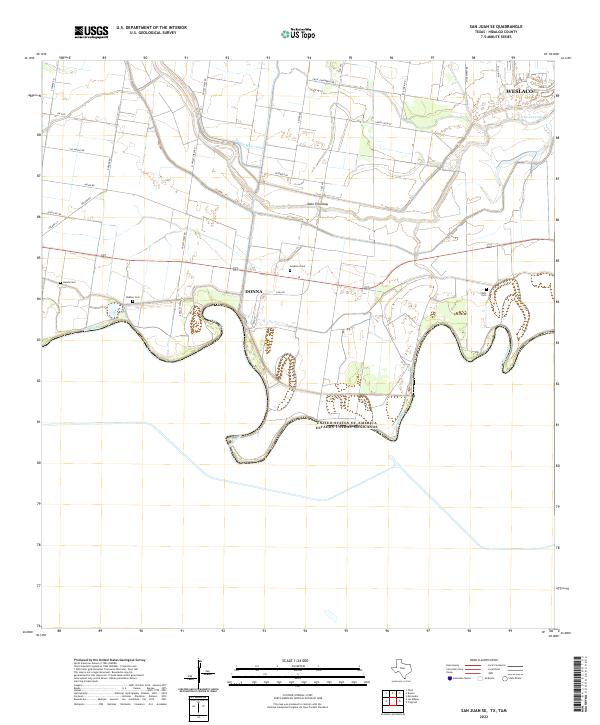 USGS Topographic Map – San Juan SE