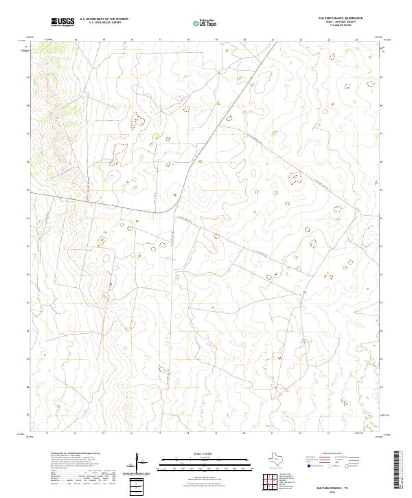 2022 Map of San Pablo Ranch, 2022 Print