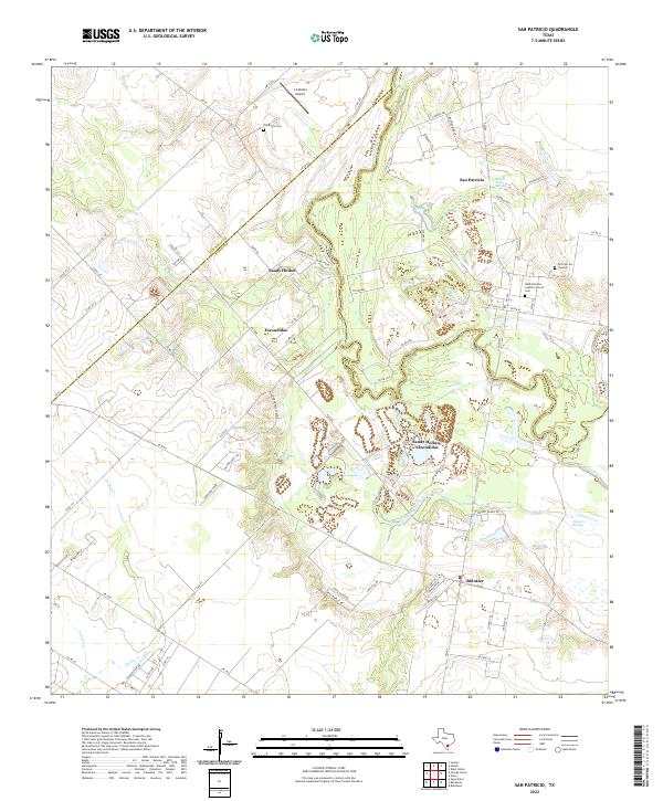 USGS Topographic Map – San Patricio