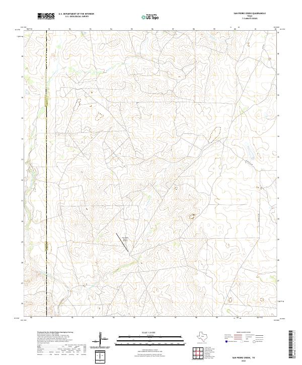 USGS Topographic Map – San Pedro Creek