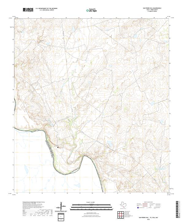 USGS Topographic Map – San Pedro Hill