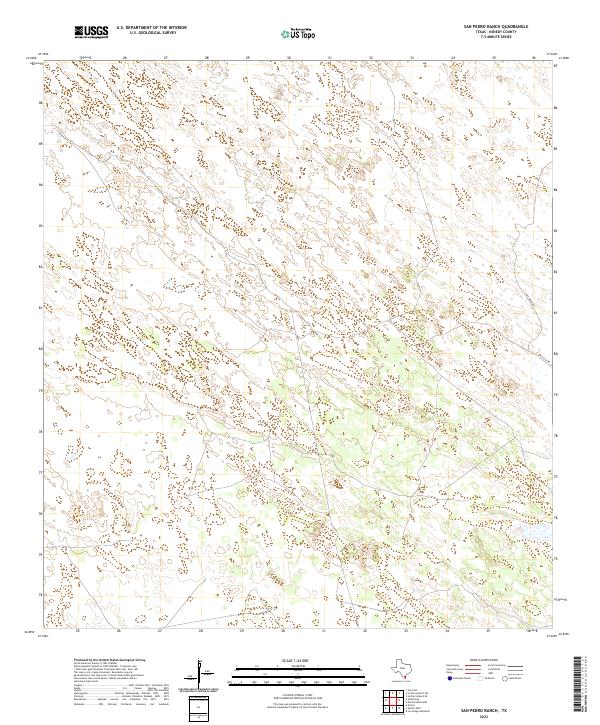 USGS Topographic Map – San Pedro Ranch