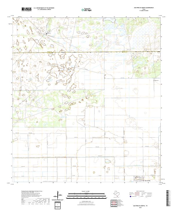 USGS Topographic Map – San Perlita North