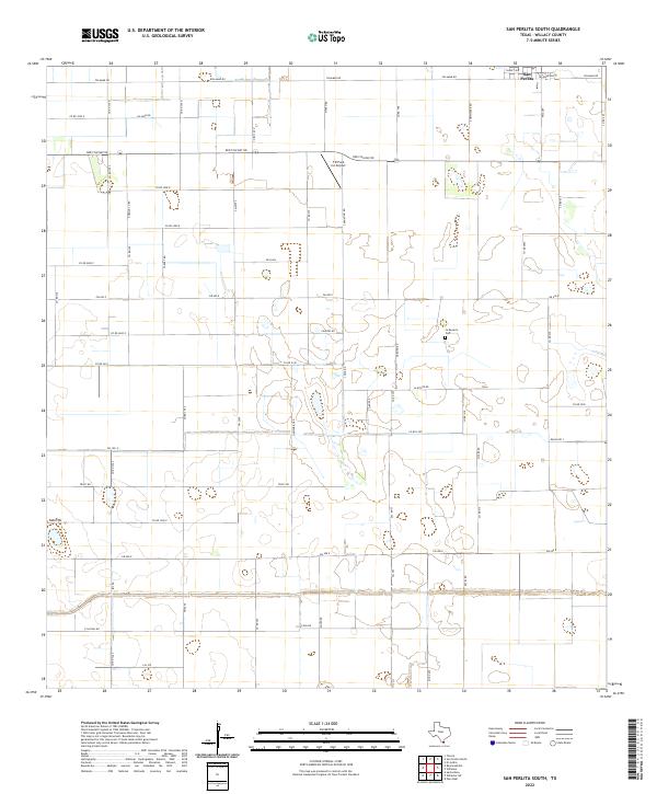 USGS Topographic Map – San Perlita South