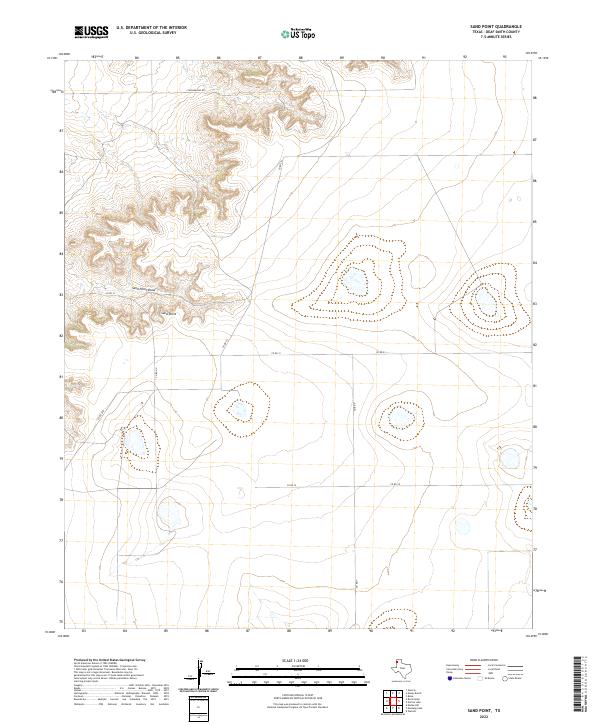 USGS Topographic Map – Sand Point